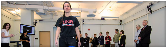 Gait analysis at UNB's Human Performance Lab