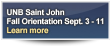 Fall Orientation 2010 - UNB Saint John