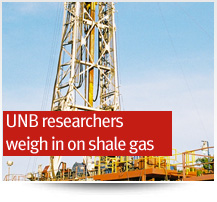 UNB researchers weigh in on Shale Gas