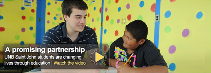 UNB Saint John students are changing lives through education