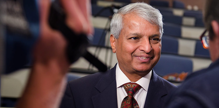 Desh Deshpande was recently inducted as an international fellow into the Canadian Academy of Engineering.