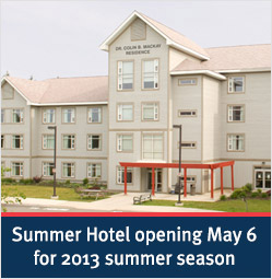 The Summer Hotel is now closed  for the season. See you again in 2013