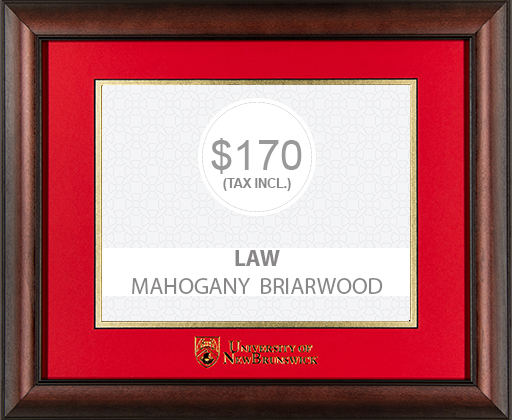 Law Mahogany Briarwood frame