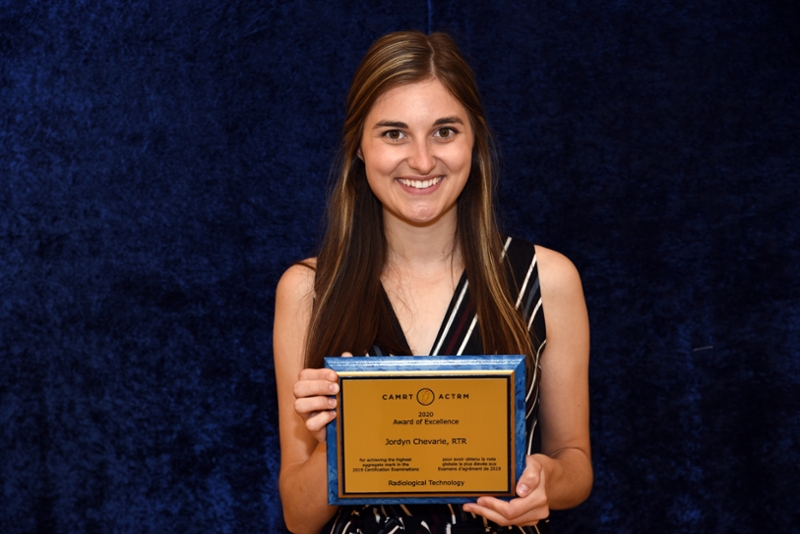 ordyn Chevarie receives award of excellence