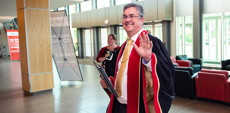Dr. Eddy Campbell, UNB President and Vice-Chancellor