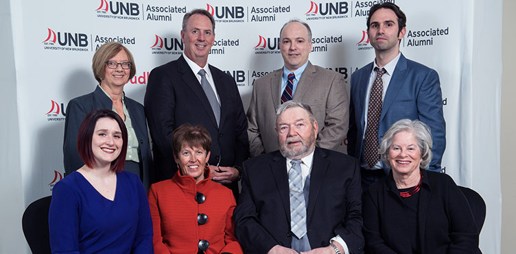 Back row (L-R): Jane Fritz, Paul Antle, Levi Hargrove, Firat Güder. Front row (L-R): Kaitlyn Adair, Heather Neilson, Charles MacDonald, Elaine Carty.