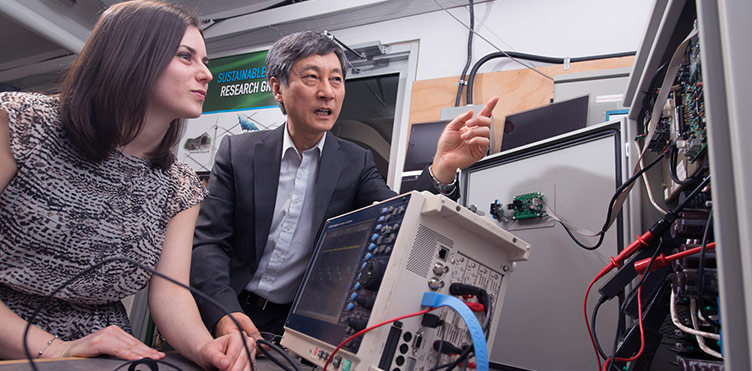 UNB's Dr. Liuchen Chang and his team are a step closer to making it possible for utility companies to use 100 per cent renewable energy. 