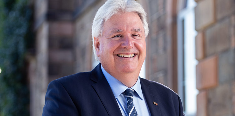 Dr. Paul J. Mazerolle, UNB President and Vice-Chancellor. Credit: Joy Cummings-Dickinson