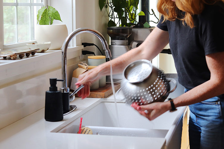 Image title: Playing House: Washing the Dishes (detail), 2026 Lori portrait: Image credit: Oliver Flecknell