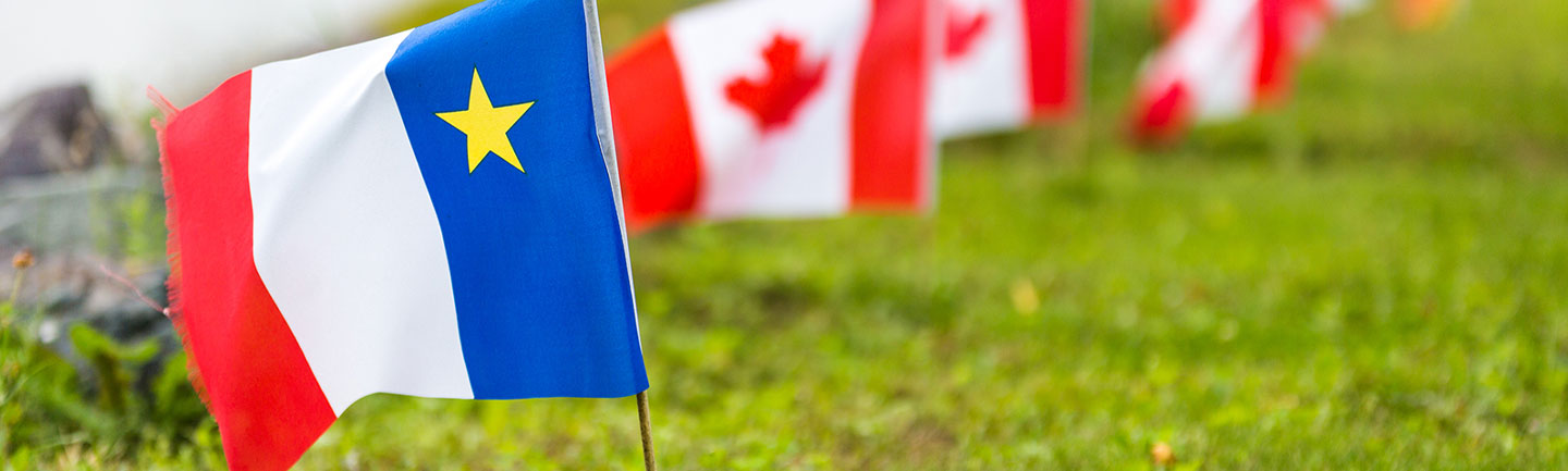 Photo: Acadian flag