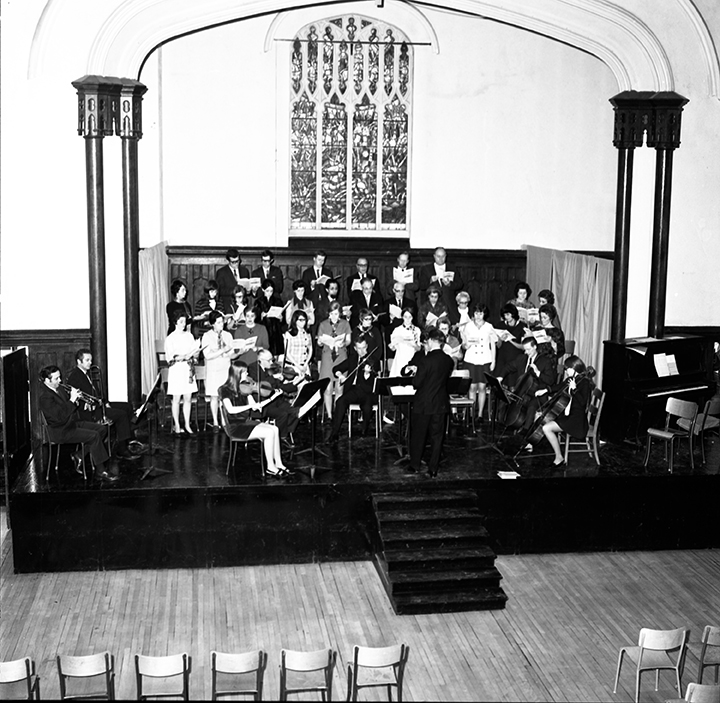UNB Choral Society in concert, March 1970