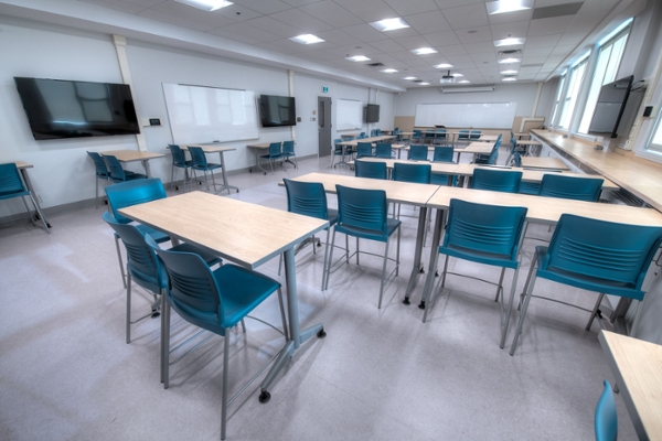 Groups of tables designed for tech driven learning