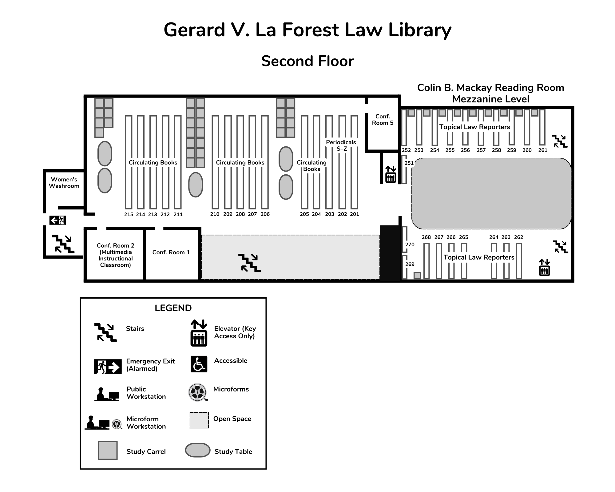 Law Library, Floor 2