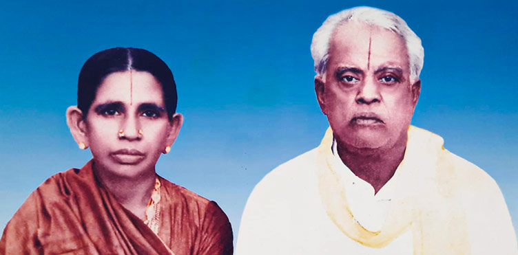 Gupala Iyengar and his wife, Ponnuammal