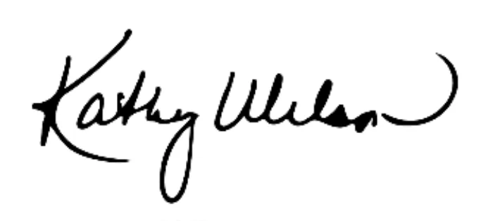 Kathy Wilson's signature