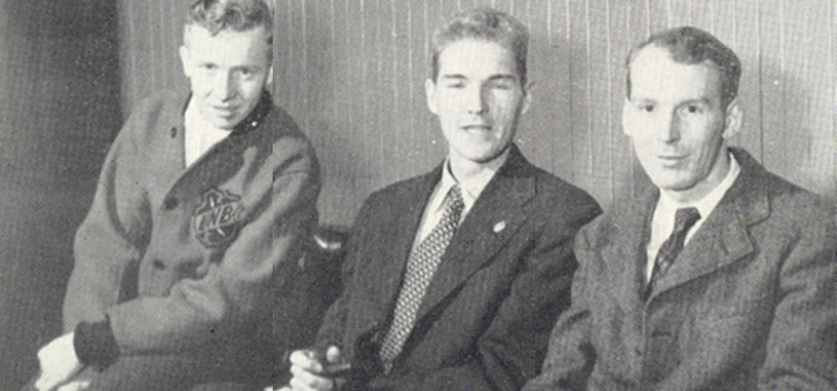 W. I. Aubin Treasurer, D. T. Dunwoody President, J. K. Creelman Vice-President, VE1RK