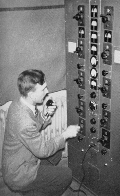 UNB yearbook, Up The Hill, year 1948, Radio Club, page 135, Image 1