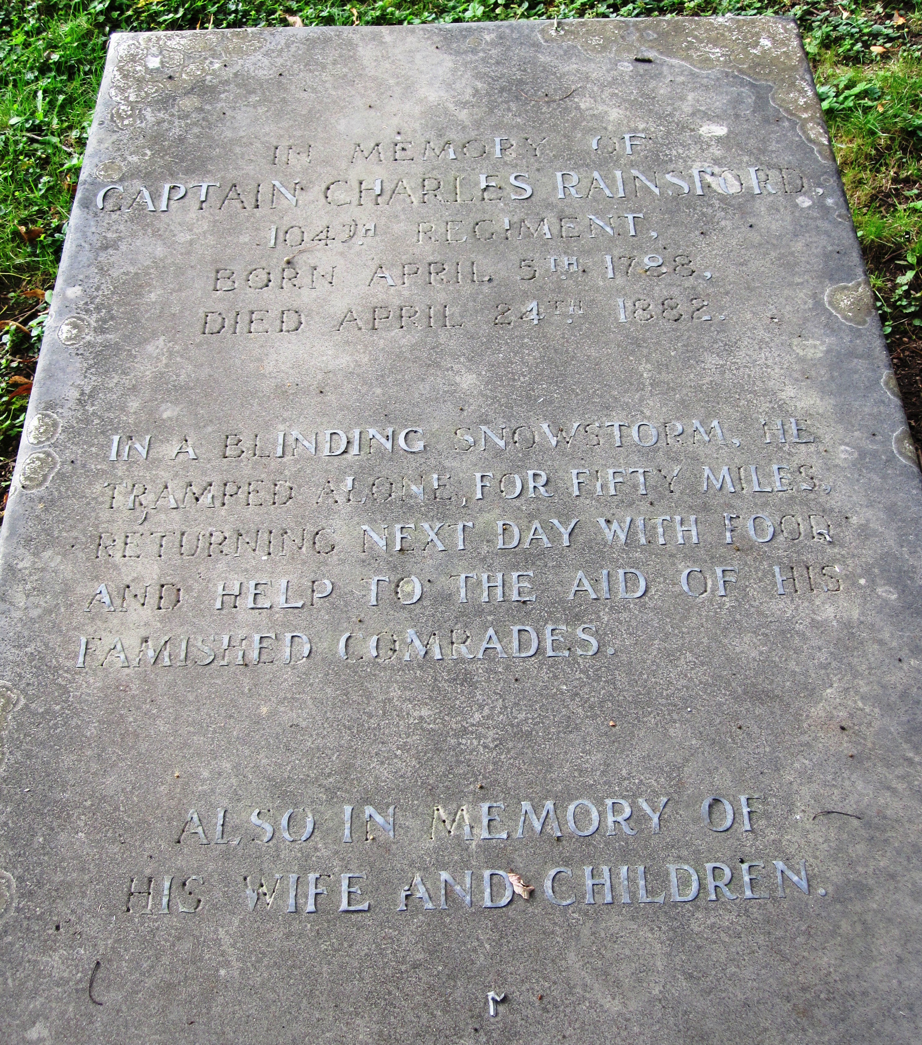 Grave of Charles Rainsford
