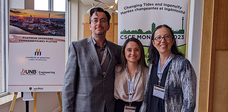 Students and Faculty at the Canadian Society for Civil Engineering Annual Conference, 2023