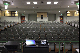 Ganong Hall Lecture Theatre viewed from front