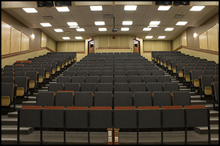 Hazen Hall Lecture Theatre viewed from front